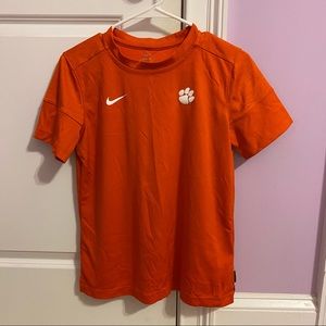 NIKE Clemson Short Sleeved DriFit Shirt